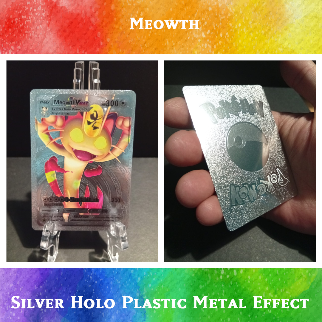 Meowth - Pokemon Orica Silver Foil Card Yugioh Orica Vintage Meowth - Pokemon Orica Silver Foil Card Yugioh Orica Vintage