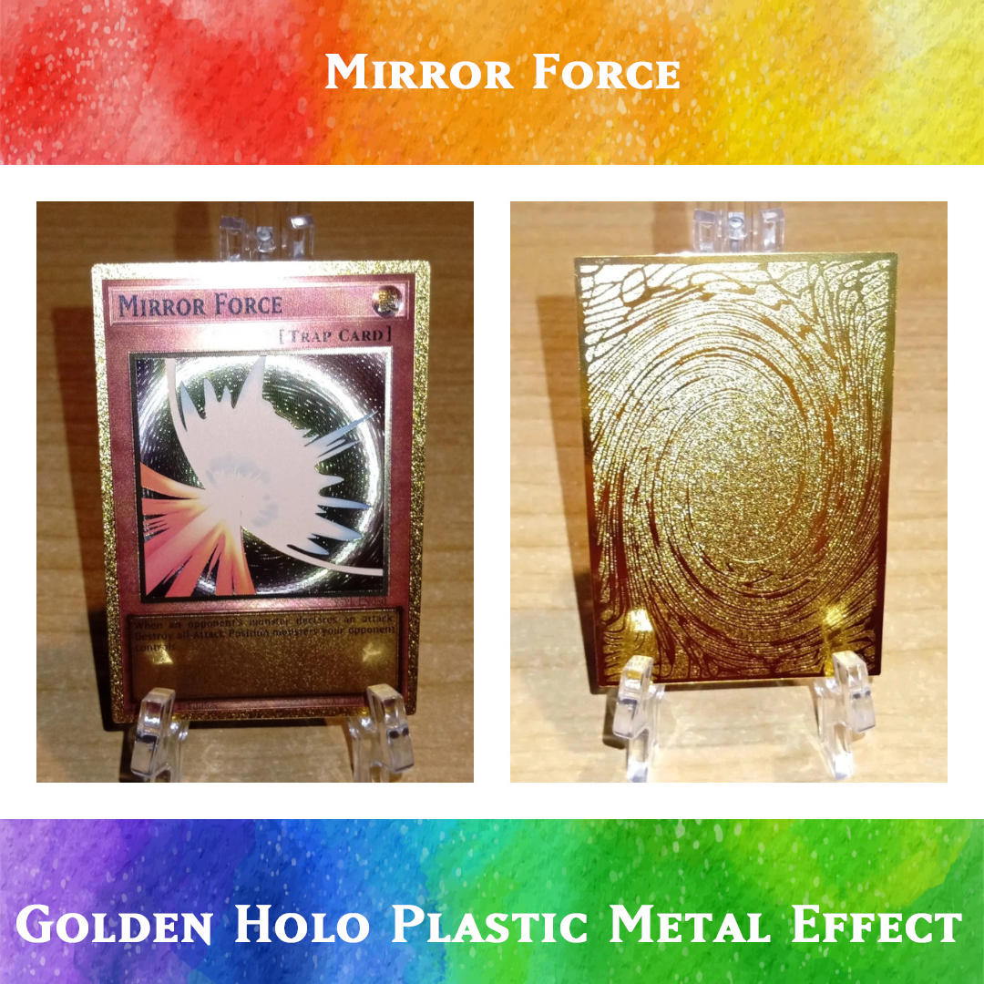 Mirror Force - Orica Golden Foil Card Yugioh Orica Vintage Mirror Force - Orica Golden Foil Card Yugioh Orica Vintage