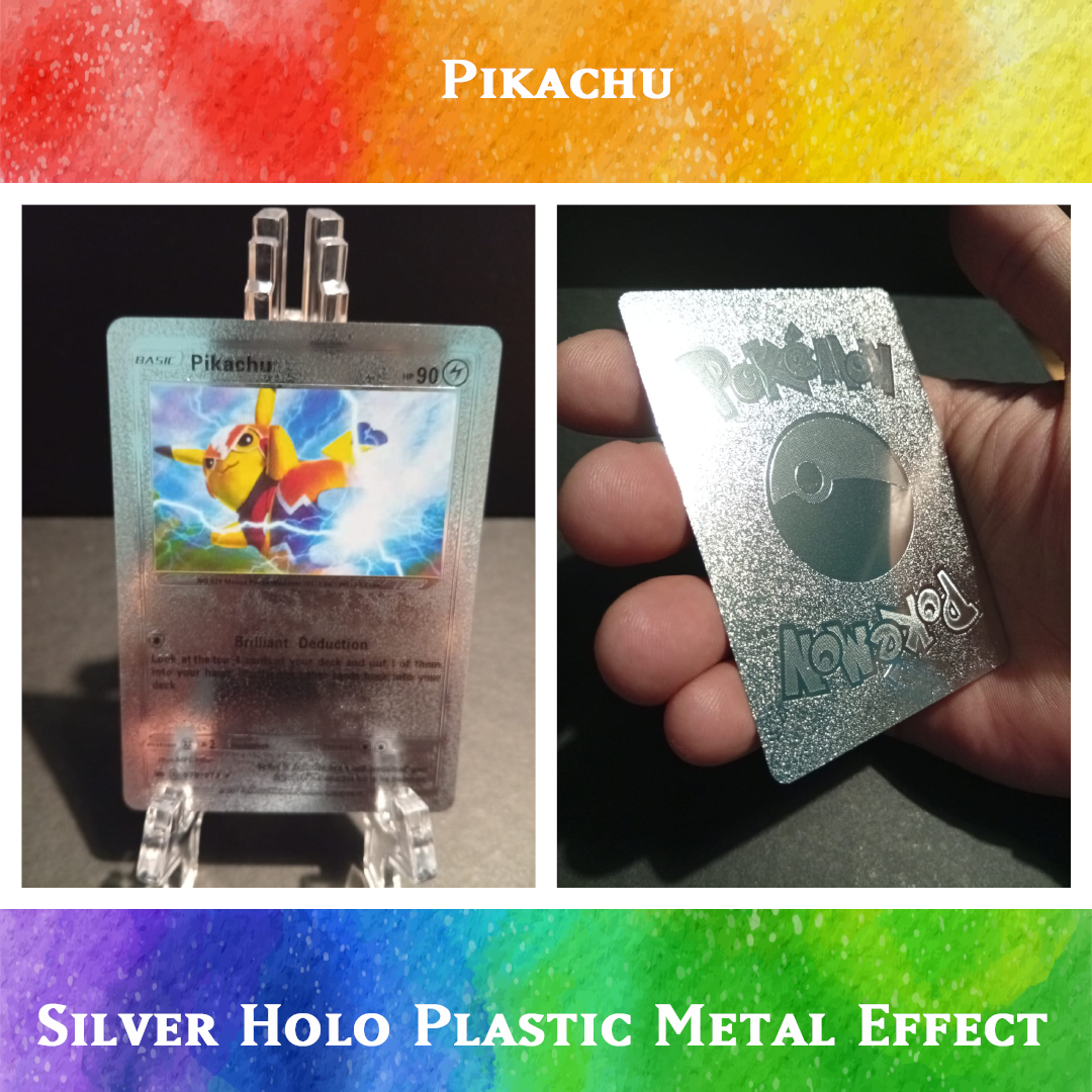 Pikachu - Pokemon Orica Silver Foil Card Yugioh Orica Vintage Pikachu - Pokemon Orica Silver Foil Card Yugioh Orica Vintage