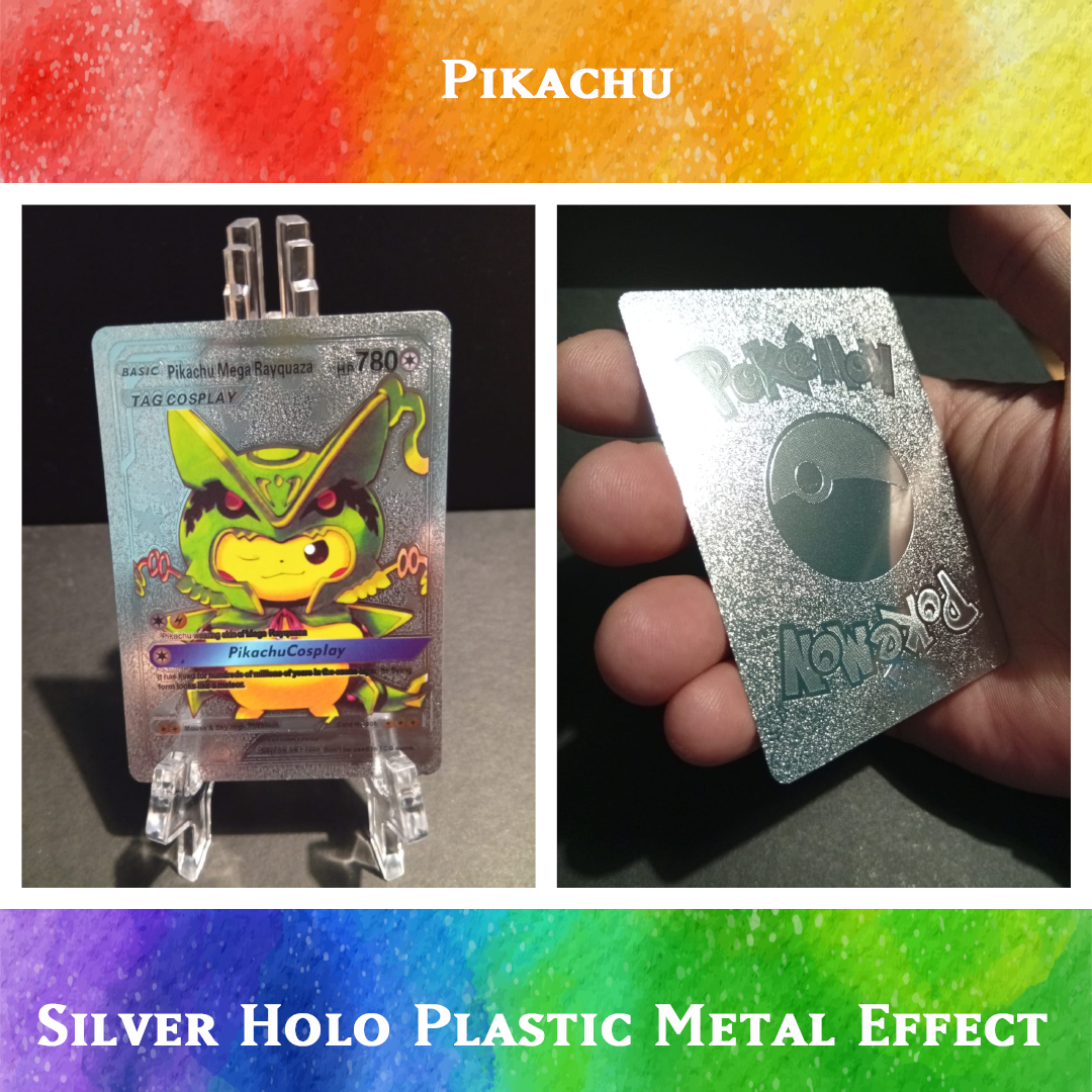 Pikachu - Pokemon Orica Silver Foil Card Yugioh Orica Vintage Pikachu - Pokemon Orica Silver Foil Card Yugioh Orica Vintage