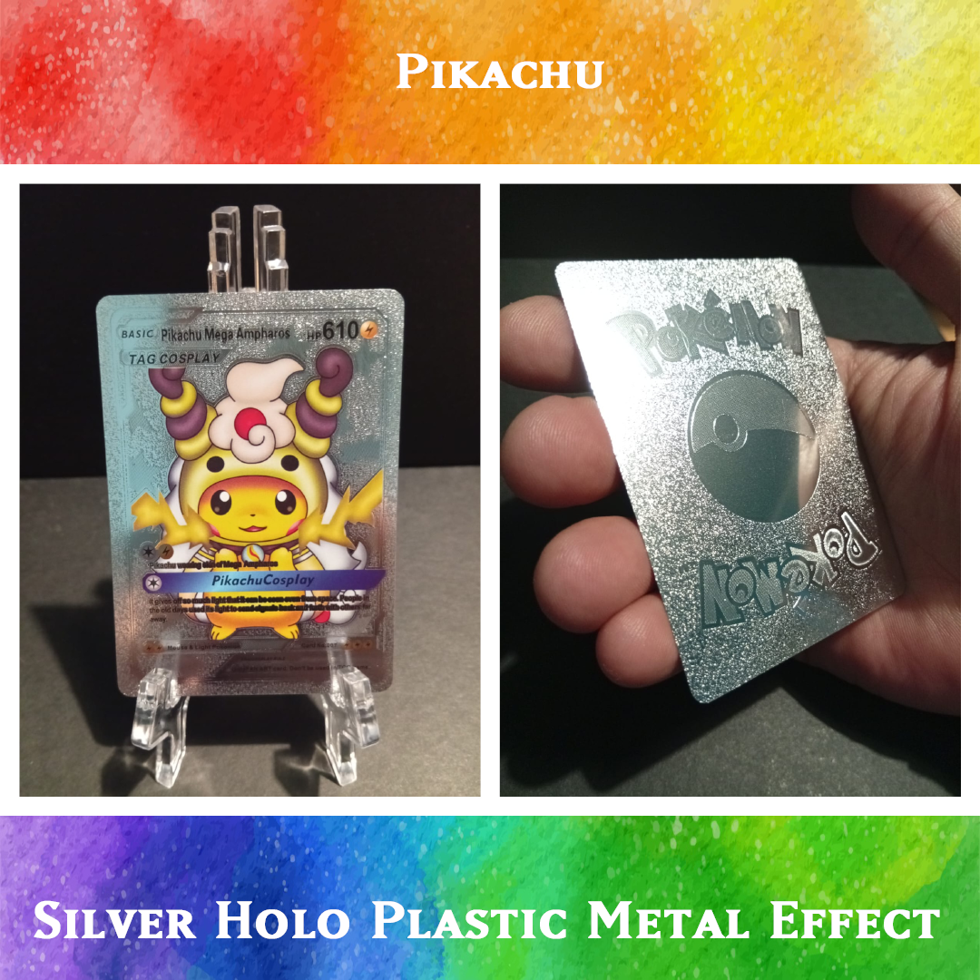Pikachu - Pokemon Orica Silver Foil Card Yugioh Orica Vintage Pikachu - Pokemon Orica Silver Foil Card Yugioh Orica Vintage