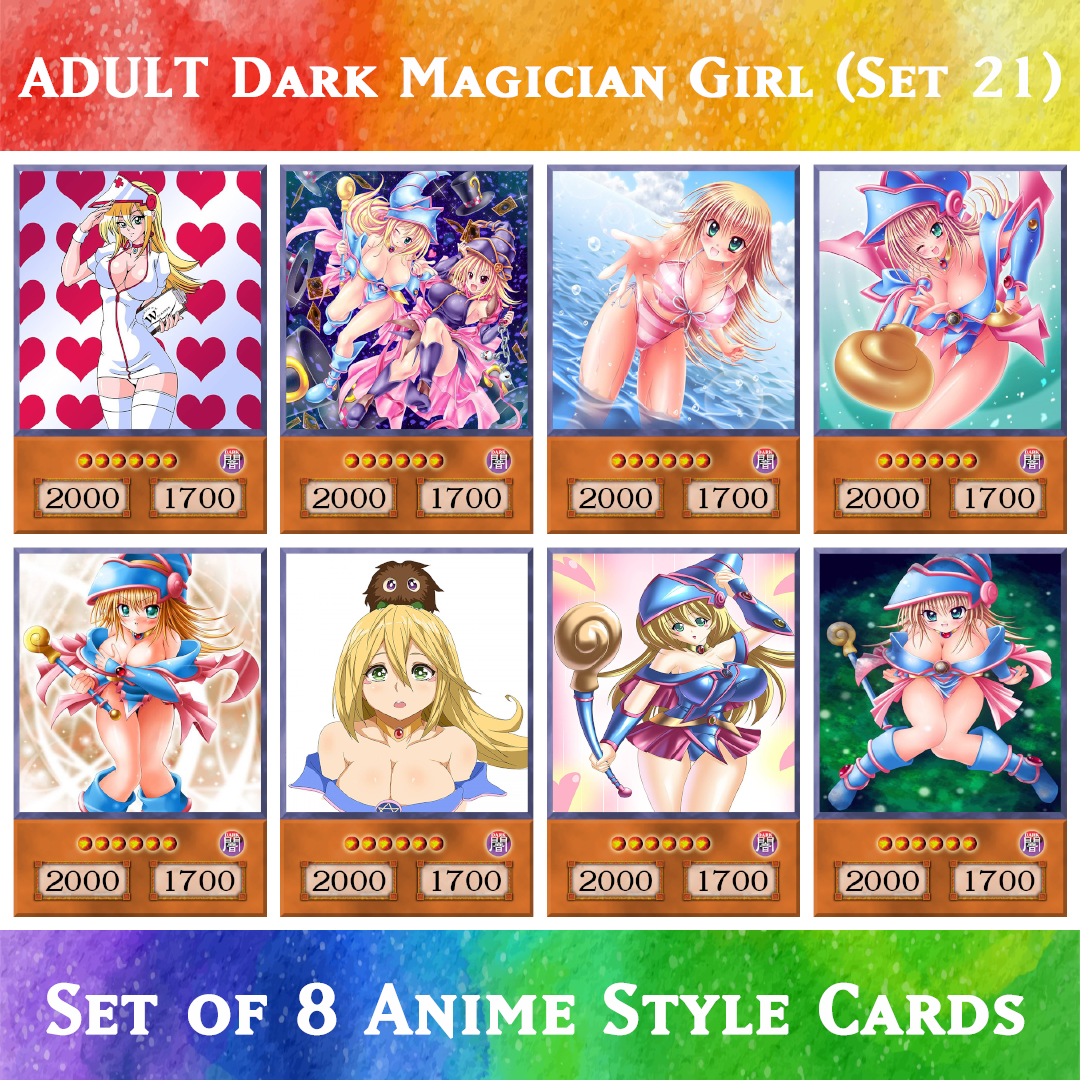Set #21 Sexy Dark Magician Girl (Anime Art) - Yugioh Orica