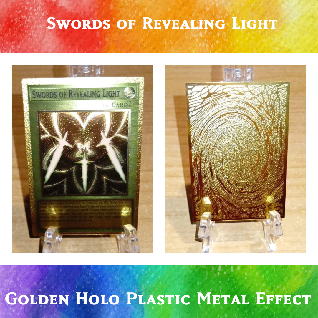 Swords of Revealing Light - Orica Golden Foil Card Yugioh Orica Vintage Swords of Revealing Light - Orica Golden Foil Card Yugioh Orica Vintage