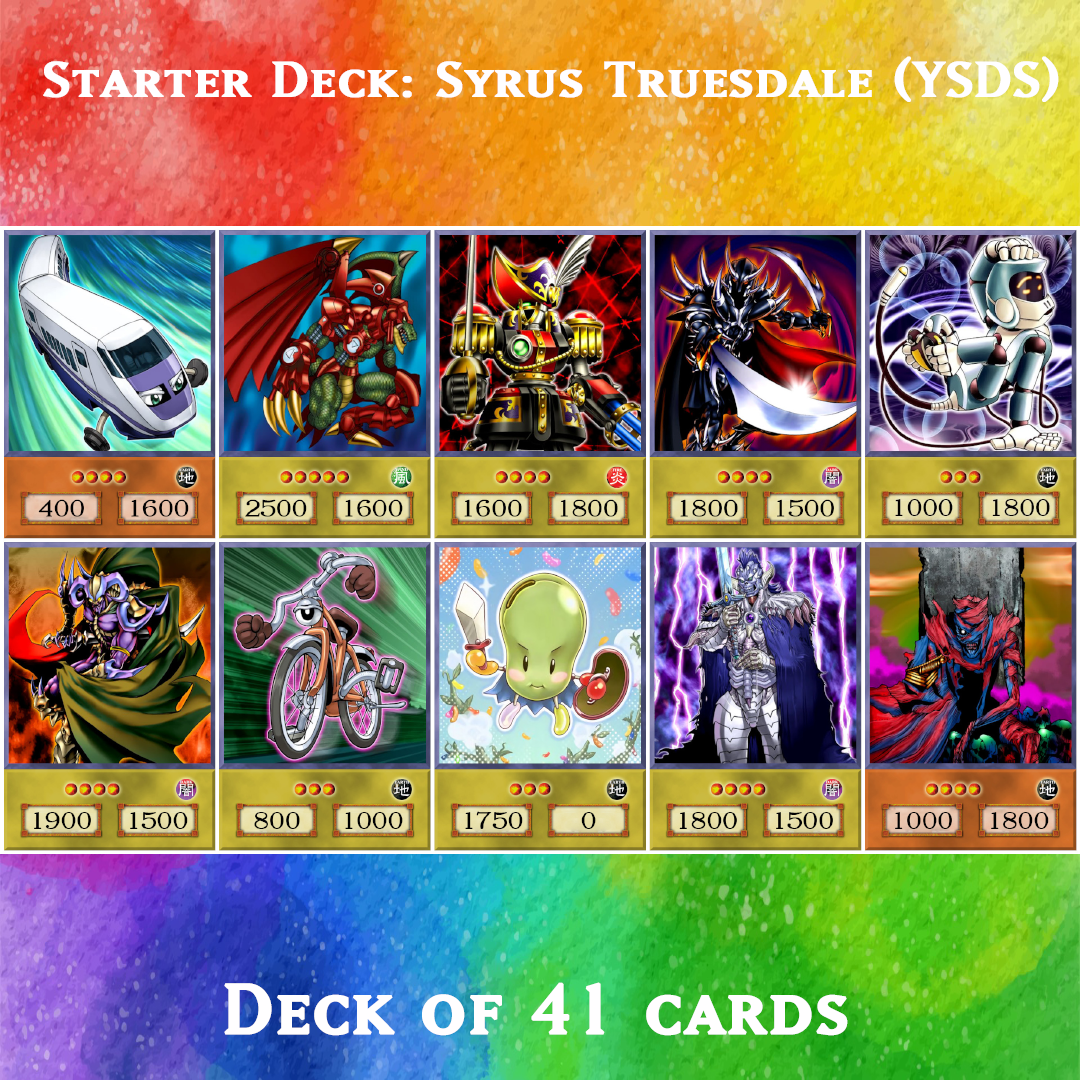Yugioh Orica Starter Deck Syrus Truesdale YSDS