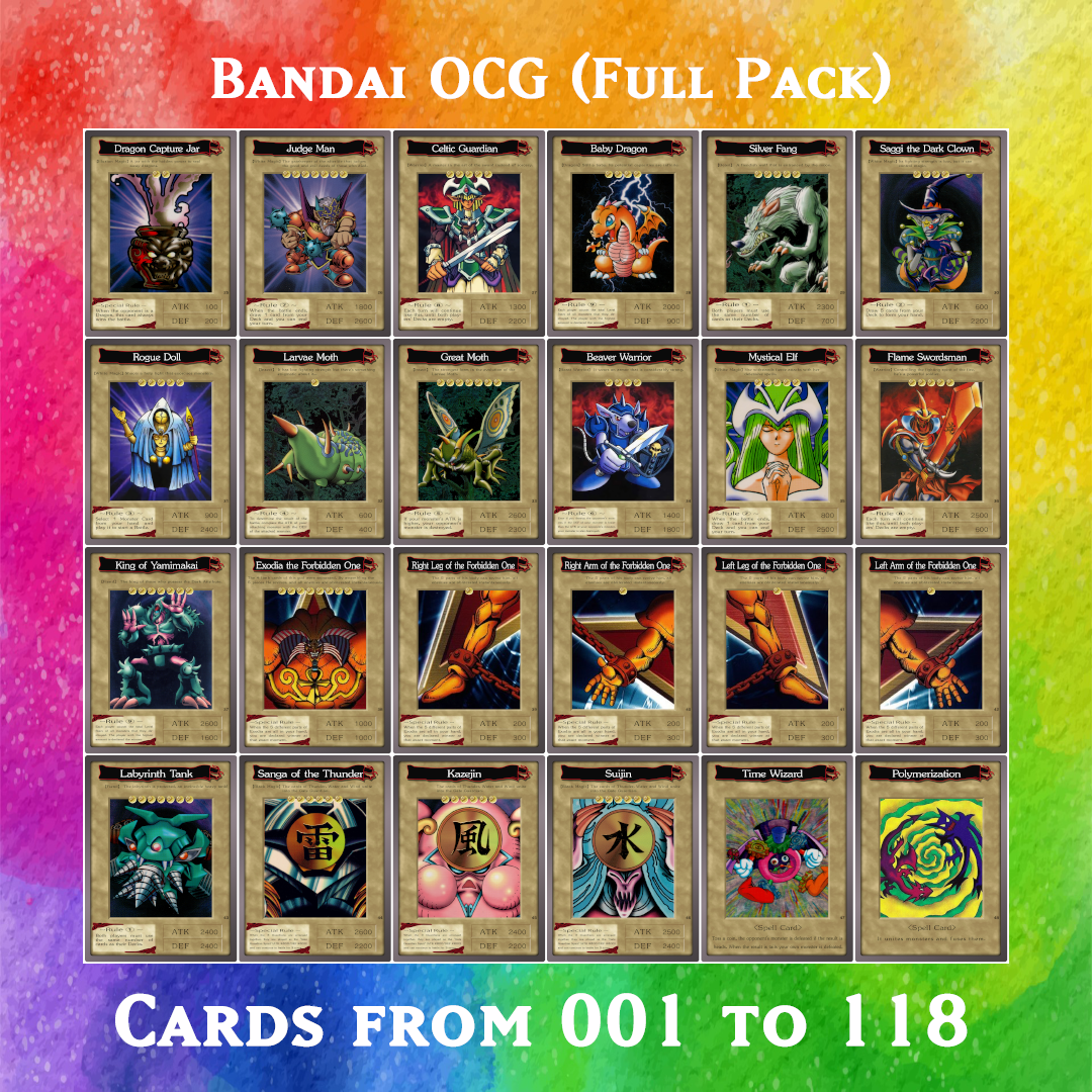 Yugioh Orica Bandai OCG