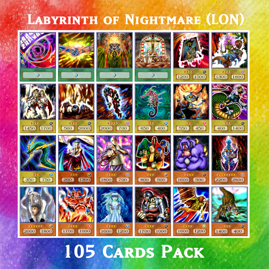 Yugioh Orica Lbyrinth of Nightmare LON