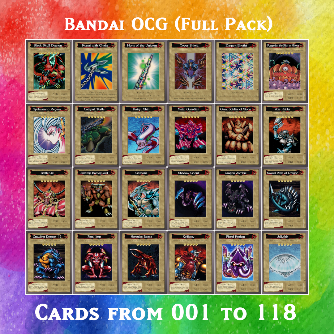 Yugioh Orica Bandai OCG