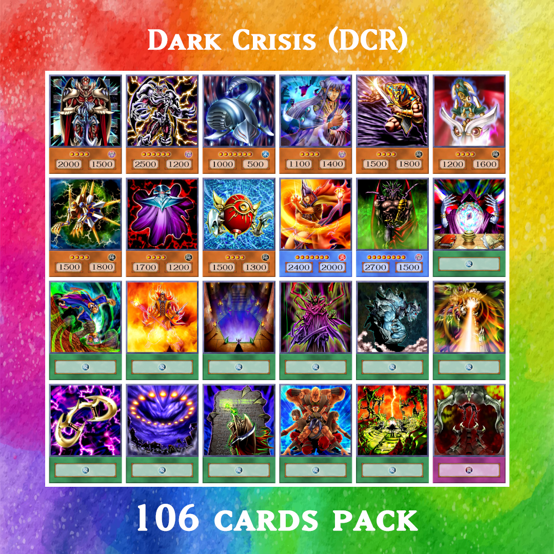 Yugioh Orica Dark Crisis DCR