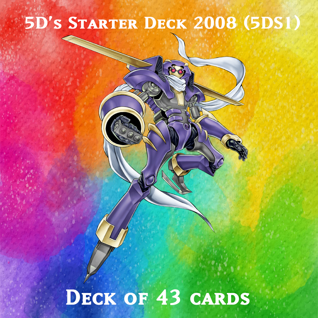 Yugioh Orica - 5D's Starter Deck: 2008 (5DS1) - 43 anime cards Yugioh Orica Vintage Yugioh Orica - 5D's Starter Deck: 2008 (5DS1) - 43 anime cards Yugioh Orica Vintage