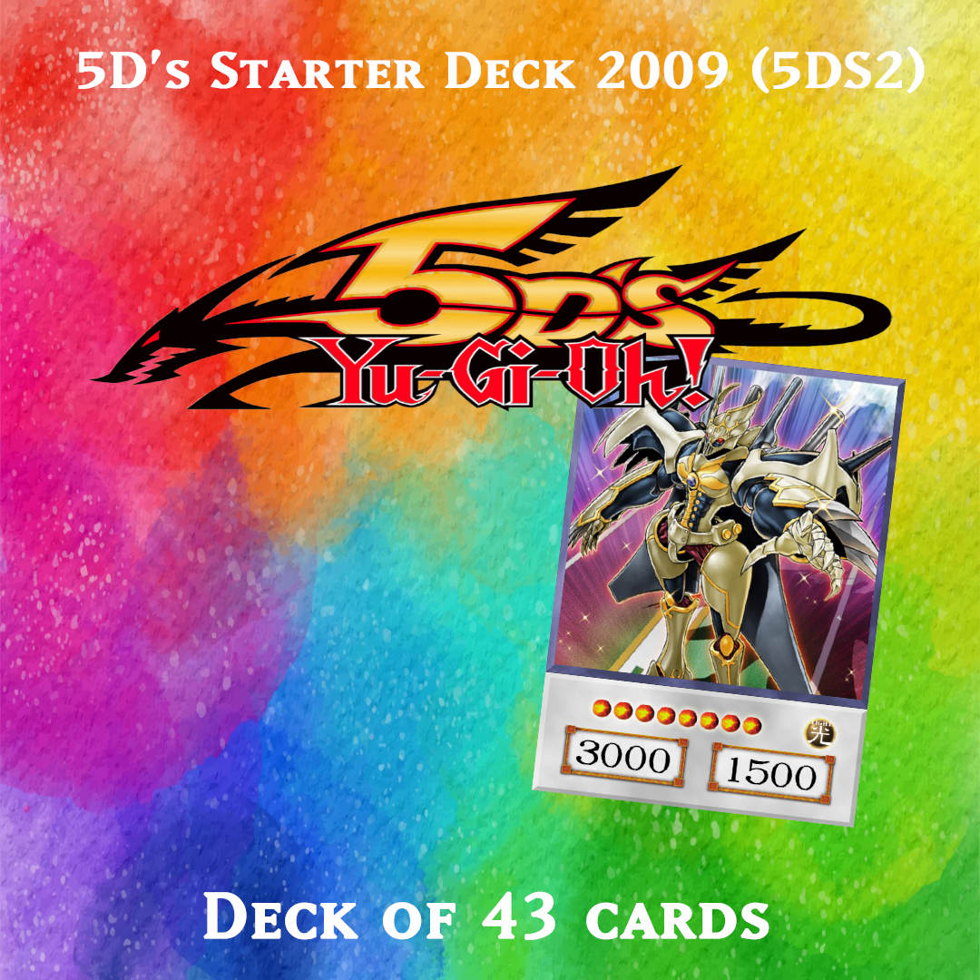Yugioh Orica - 5D's Starter Deck: 2009 (5DS2) - 43 anime cards Yugioh Orica Vintage Yugioh Orica - 5D's Starter Deck: 2009 (5DS2) - 43 anime cards Yugioh Orica Vintage
