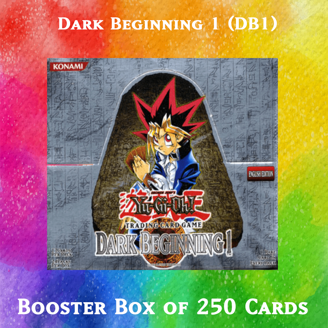 Yugioh Orica - Dark Beginning 1 (DB1) Booster Pack of 250 anime cards Yugioh Orica Vintage Yugioh Orica - Dark Beginning 1 (DB1) Booster Pack of 250 anime cards Yugioh Orica Vintage