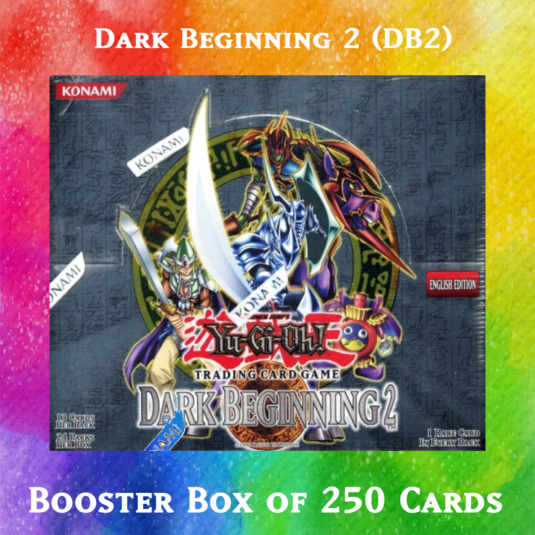 Yugioh Orica - Dark Beginning 2 (DB2) Booster Pack of 250 anime cards Yugioh Orica Vintage Yugioh Orica - Dark Beginning 2 (DB2) Booster Pack of 250 anime cards Yugioh Orica Vintage