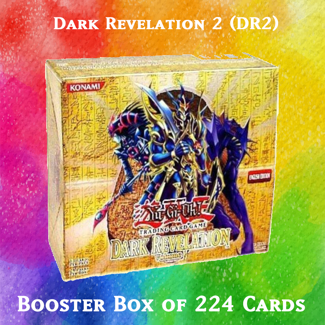 Yugioh Orica - Dark Revelation 2 (DR2) Booster Pack of 224 anime cards Yugioh Orica Vintage Yugioh Orica - Dark Revelation 2 (DR2) Booster Pack of 224 anime cards Yugioh Orica Vintage