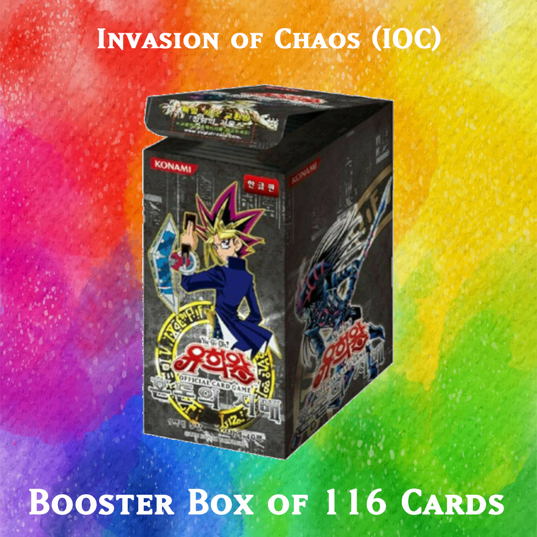 Yugioh Orica - Invasion of Chaos (IOC) Series of 116 anime cards Yugioh Orica Vintage Yugioh Orica - Invasion of Chaos (IOC) Series of 116 anime cards Yugioh Orica Vintage
