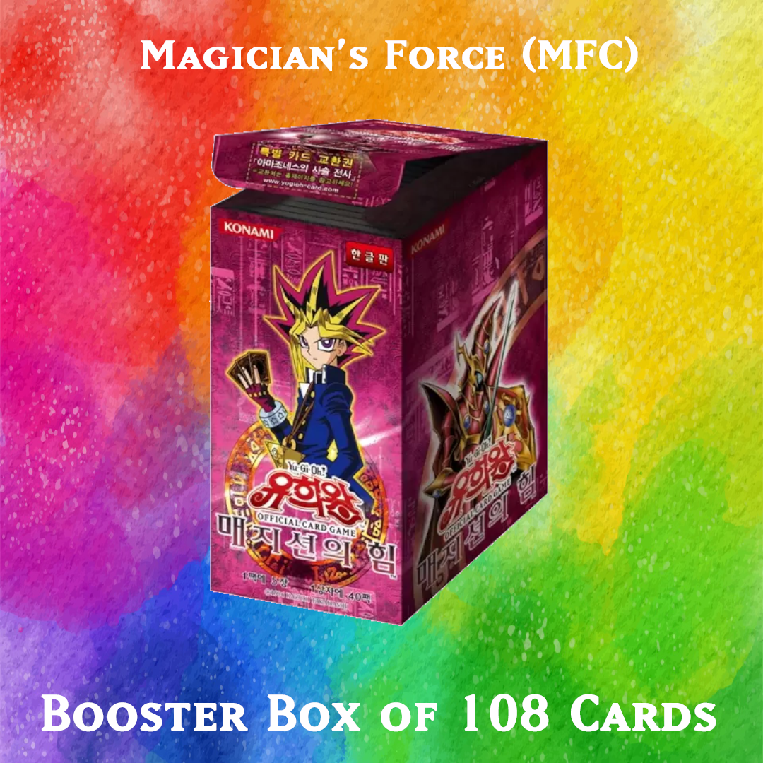 Yugioh Orica - Magician's Force (MFC) Booster Pack of 108 anime cards Yugioh Orica Vintage Yugioh Orica - Magician's Force (MFC) Booster Pack of 108 anime cards Yugioh Orica Vintage