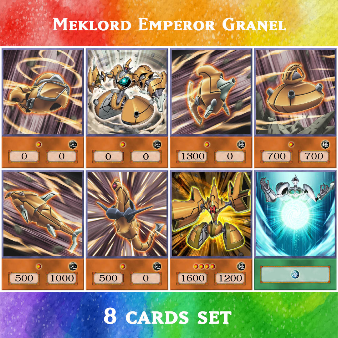 yugioh meklord deck Meklord Emperor Granel (Anime. Art) - 8 cards set