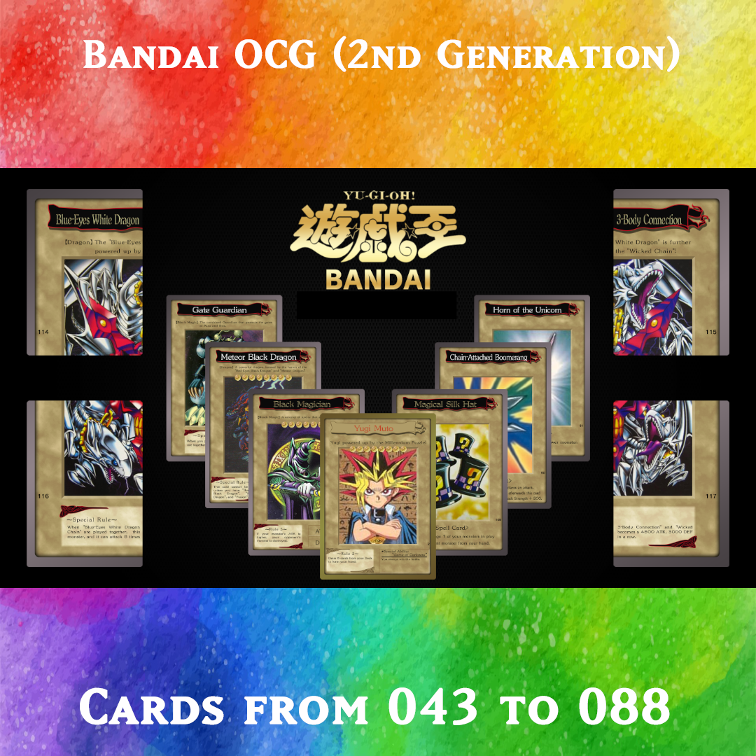 Yugioh Orica - Bandai OCG 2nd Generation anime cards Yugioh Orica Vintage Yugioh Orica - Bandai OCG 2nd Generation anime cards Yugioh Orica Vintage