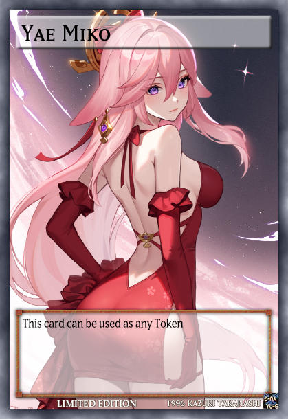 Yae Miko (Genshin Impact) - 8 cards