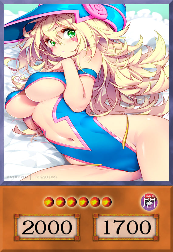 Set #03  Sexy Dark Magician Girl (Anime Art) - Yugioh Orica