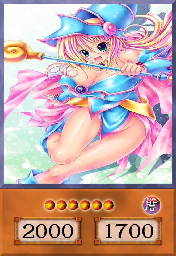 Set #03  Sexy Dark Magician Girl (Anime Art) - Yugioh Orica