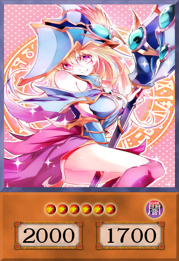 Set #03  Sexy Dark Magician Girl (Anime Art) - Yugioh Orica