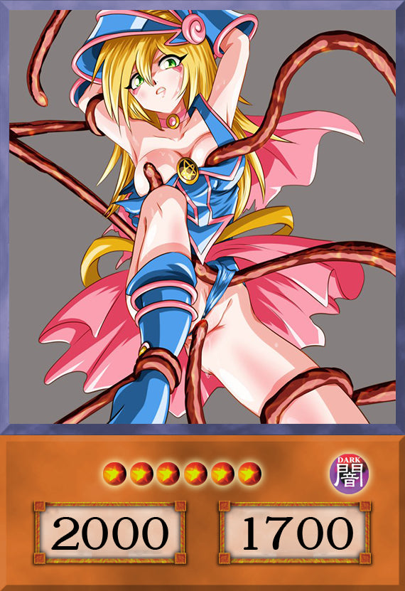 Set #04  Sexy Dark Magician Girl (Anime Art) - Yugioh Orica