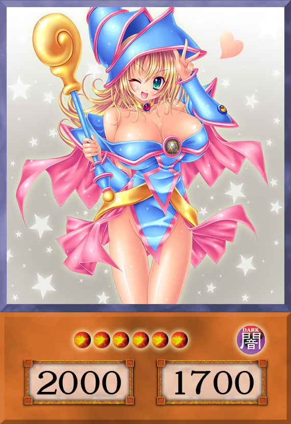 Set #06  Sexy Dark Magician Girl (Anime Art) - Yugioh Orica