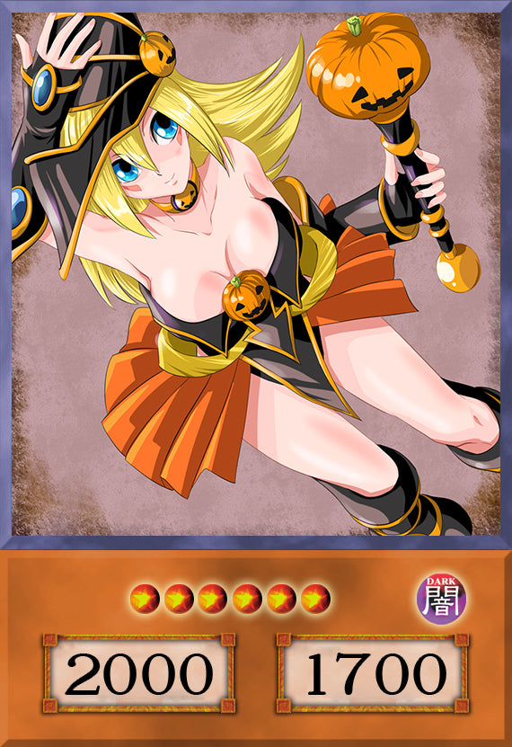 Set #06  Sexy Dark Magician Girl (Anime Art) - Yugioh Orica