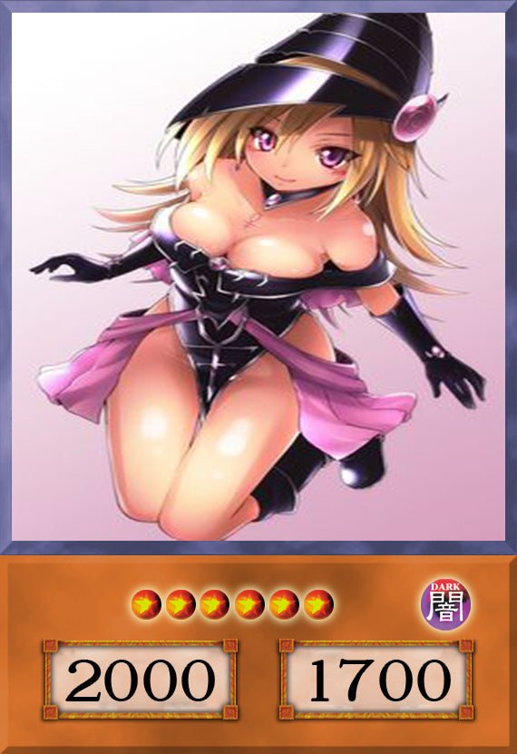 Set #10  Sexy Dark Magician Girl (Anime Art) - Yugioh Orica