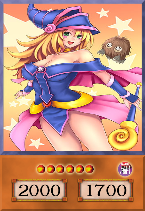 Set #12  Sexy Dark Magician Girl (Anime Art) - Yugioh Orica