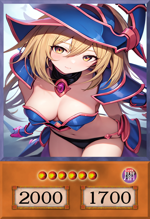 Set #13  Sexy Dark Magician Girl (Anime Art) - Yugioh Orica