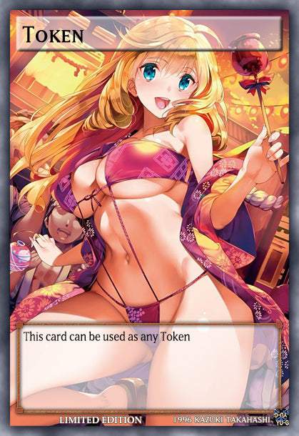 Set #15 Adult Sexy Cards/Tokens Anime Girls- Yugioh Orica