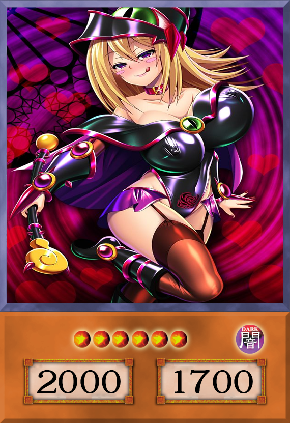 Set #15  Sexy Dark Magician Girl (Anime Art) - Yugioh Orica