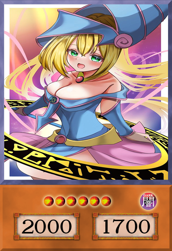 Set #15  Sexy Dark Magician Girl (Anime Art) - Yugioh Orica