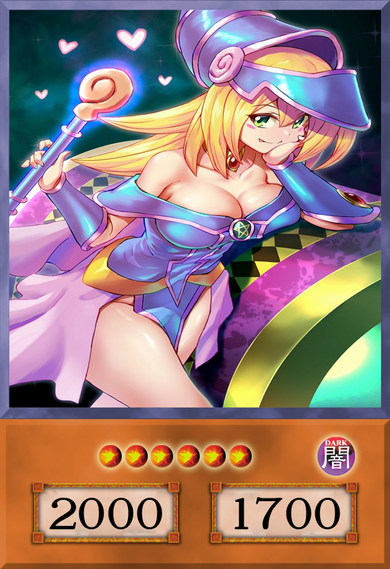 Set #17  Sexy Dark Magician Girl (Anime Art) - Yugioh Orica