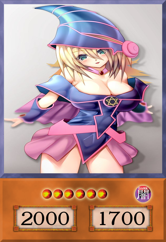 Set #18  Sexy Dark Magician Girl (Anime Art) - Yugioh Orica