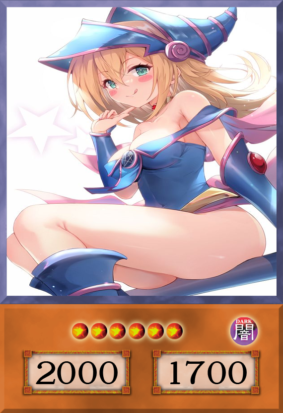 Set #19  Sexy Dark Magician Girl (Anime Art) - Yugioh Orica