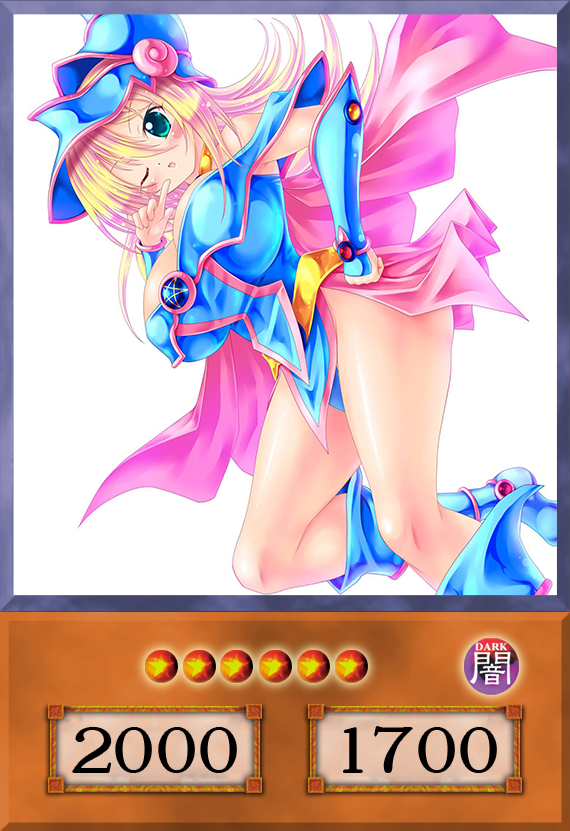 Set #20  Sexy Dark Magician Girl (Anime Art) - Yugioh Orica