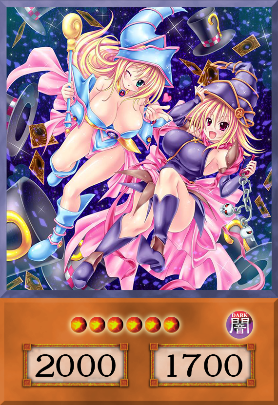 Set #21  Sexy Dark Magician Girl (Anime Art) - Yugioh Orica