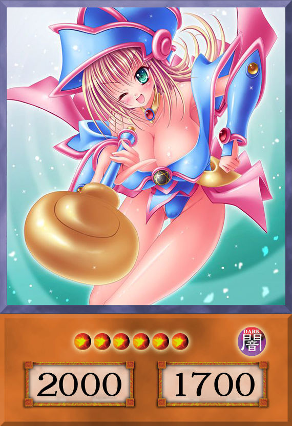 Set #21  Sexy Dark Magician Girl (Anime Art) - Yugioh Orica