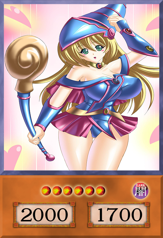 Set #21  Sexy Dark Magician Girl (Anime Art) - Yugioh Orica