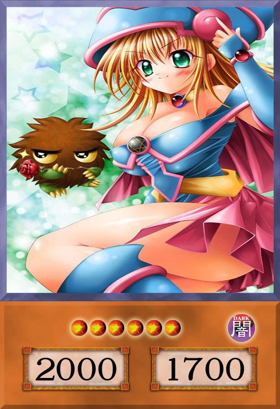 Set #22  Sexy Dark Magician Girl (Anime Art) - Yugioh Orica