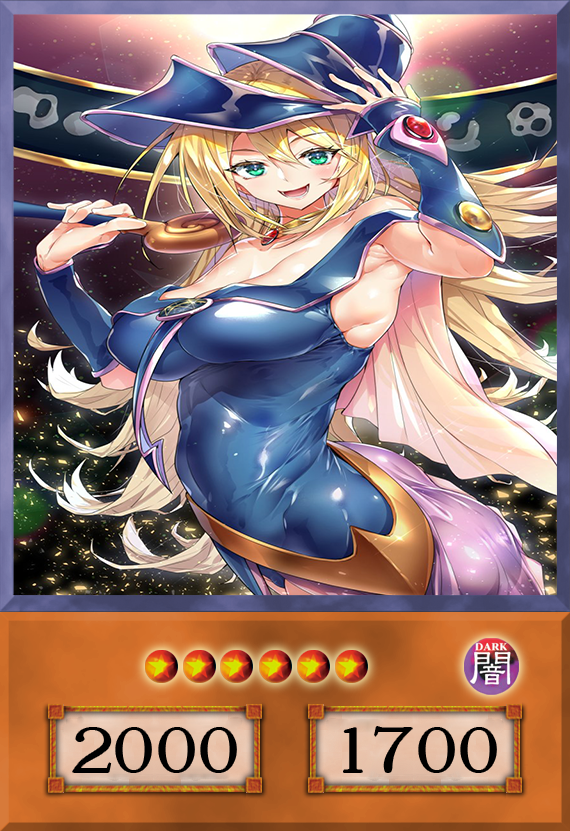 Set #24  Sexy Dark Magician Girl (Anime Art) - Yugioh Orica