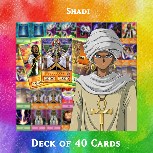 Shadi deck of 40 anime cards - Yugioh Orica