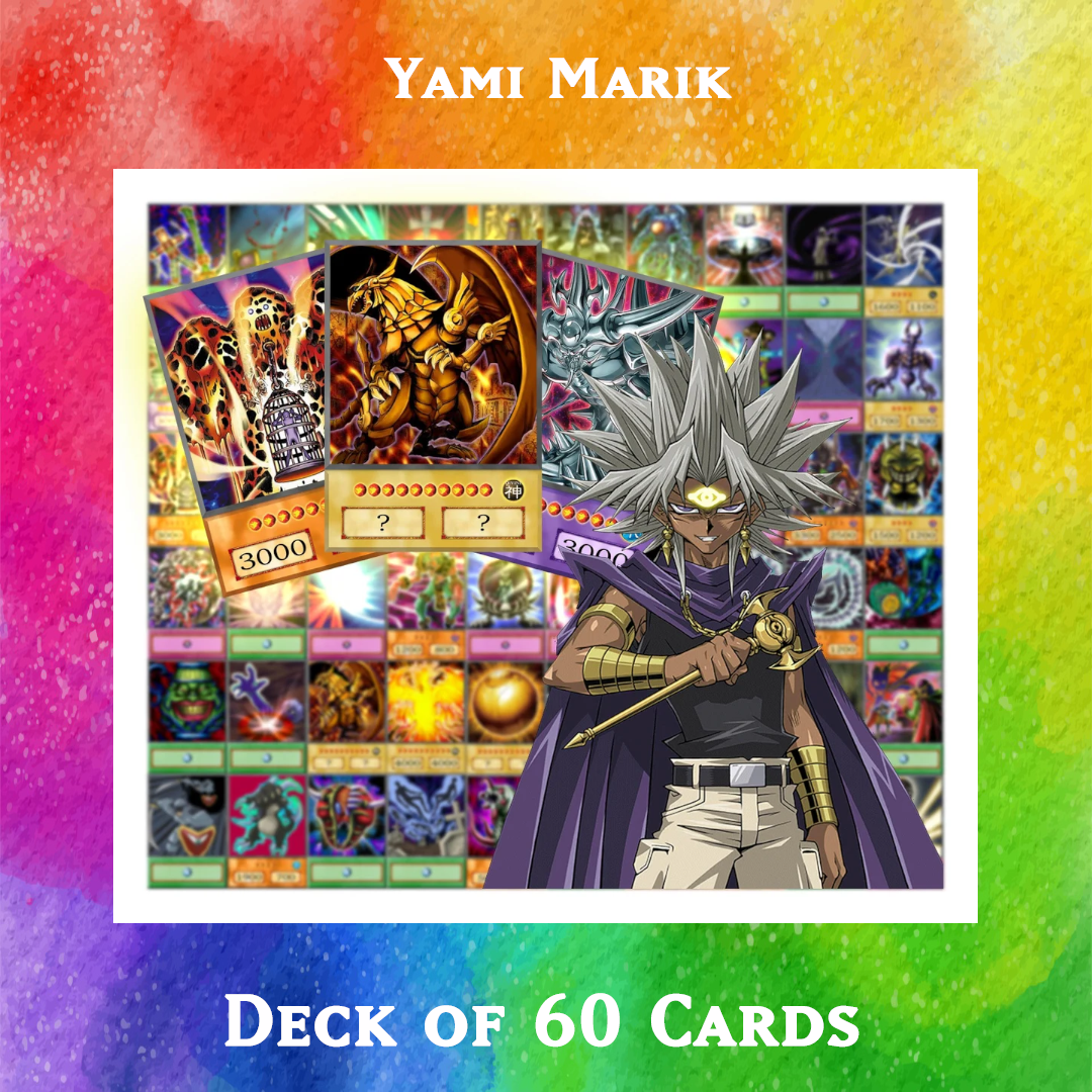 Yami Marik deck of 60 anime cards