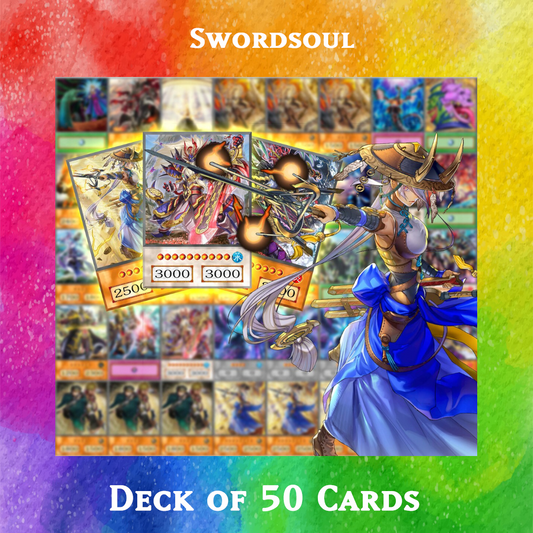 Swordsoul deck of 50 anime cards - Yugioh Orica
