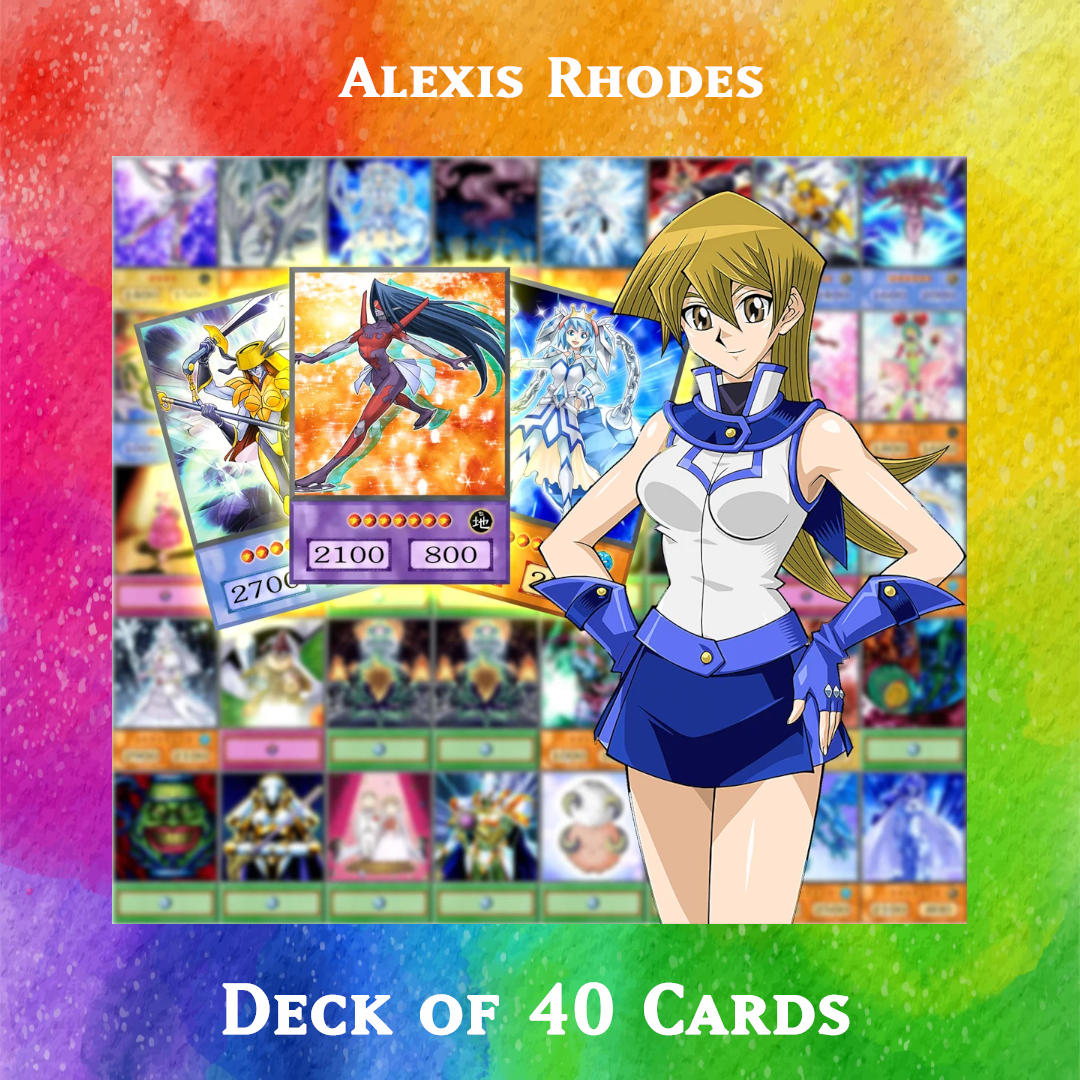 Alexis Rhodes deck of 40 anime cards - Yugioh Orica