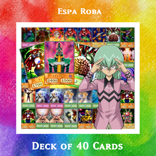 Espa Roba deck of 40 anime cards - Yugioh Orica