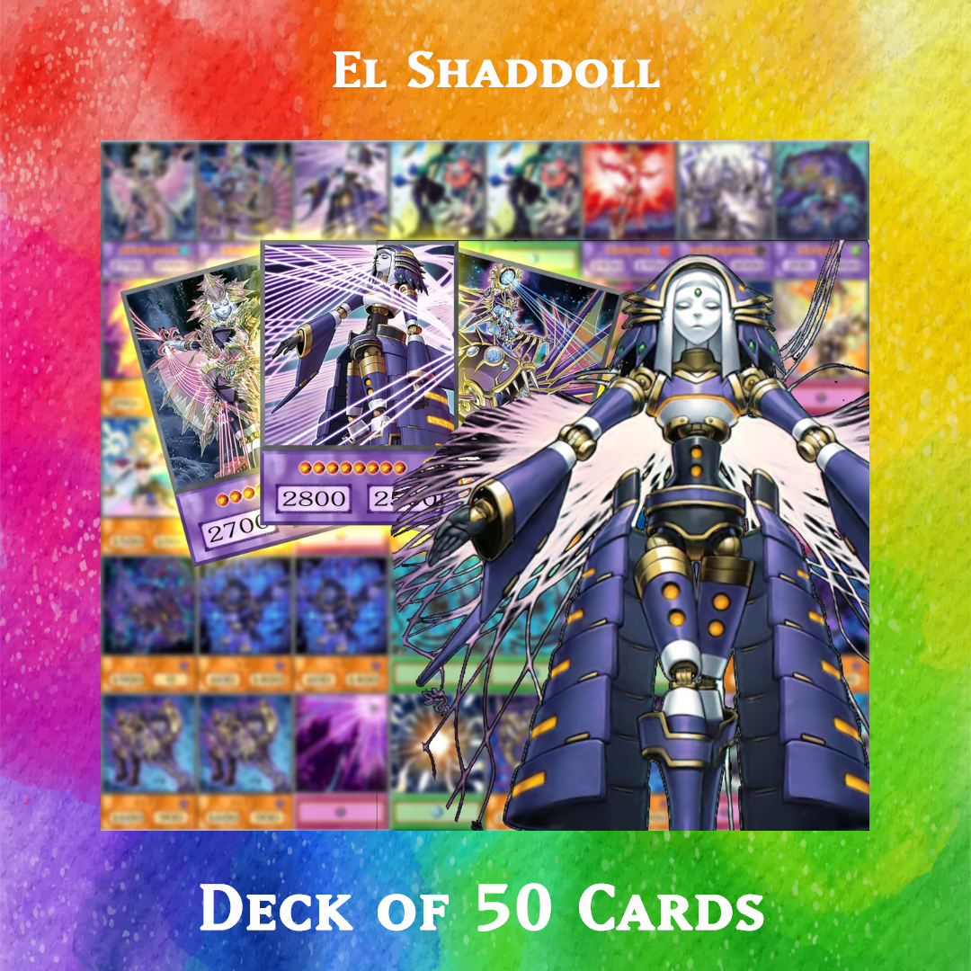 El Shaddoll deck of 50 anime cards - Yugioh Orica