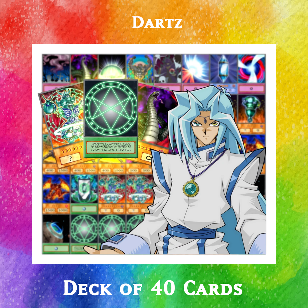 Dartz deck of 40 anime cards - Yugioh Orica